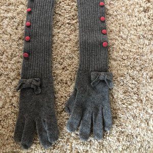 Anthropologie Bow Gloves